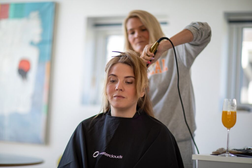 blow dry